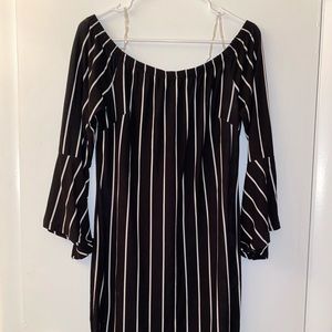 Black & White striped dress